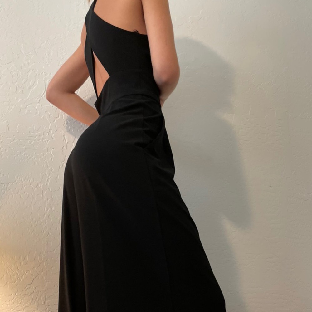 Beautiful black backless jumpsuit in size medium